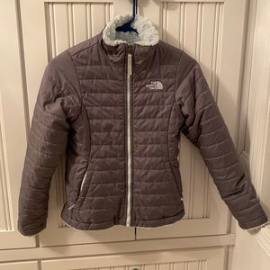 Girls North Face Reversible Jacket Size 8-10